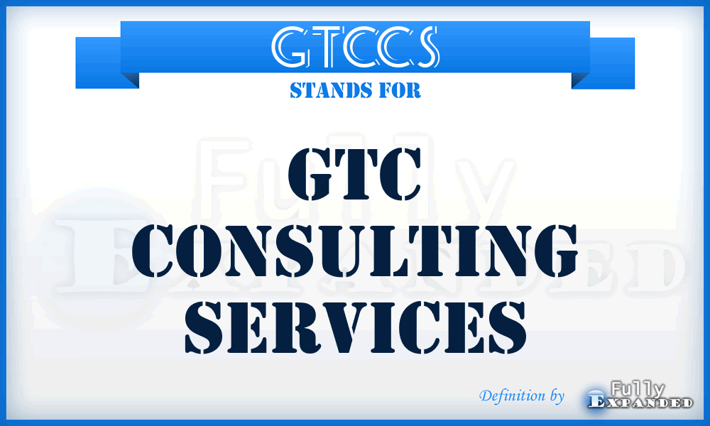 GTCCS - GTC Consulting Services