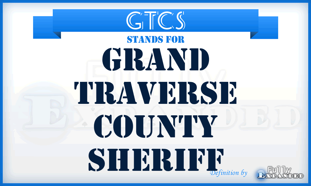 GTCS - Grand Traverse County Sheriff