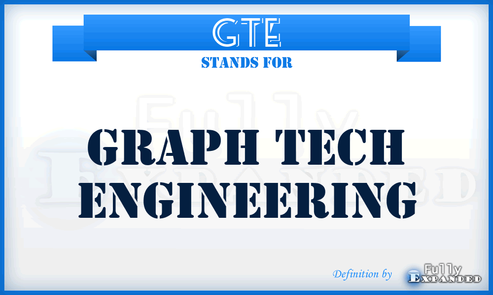 GTE - Graph Tech Engineering