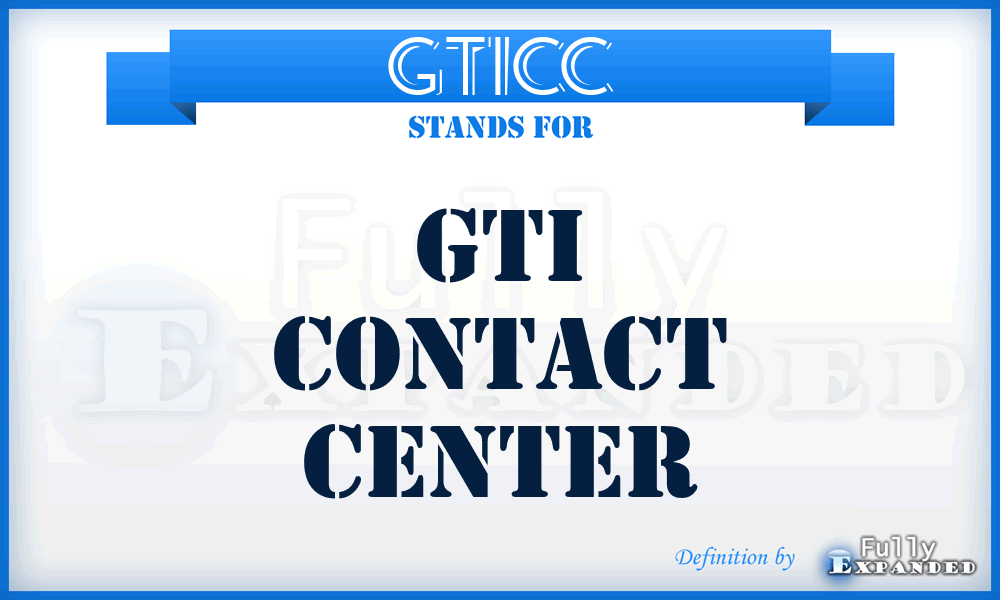 GTICC - GTI Contact Center