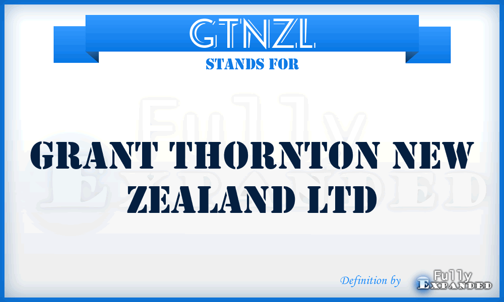 GTNZL - Grant Thornton New Zealand Ltd