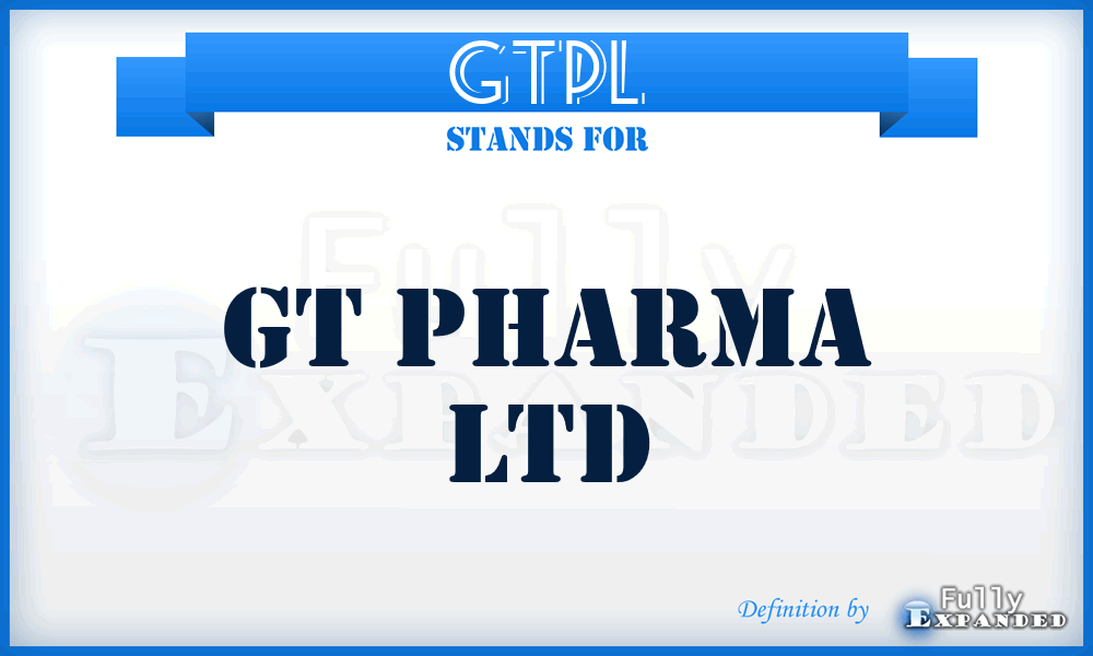 GTPL - GT Pharma Ltd