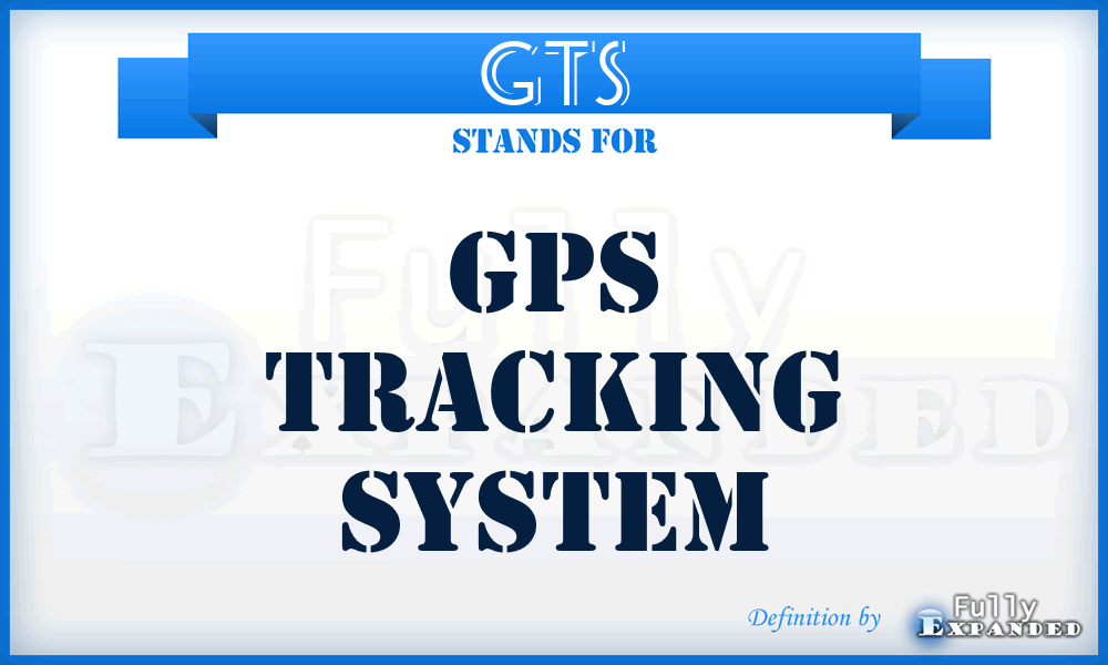 GTS - GPS Tracking System