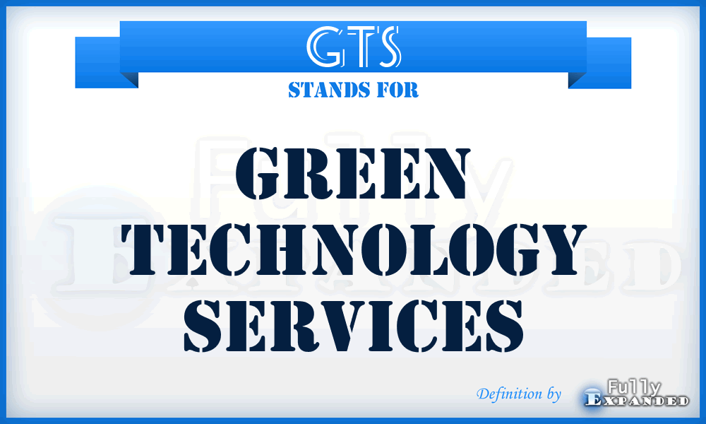 GTS - Green Technology Services