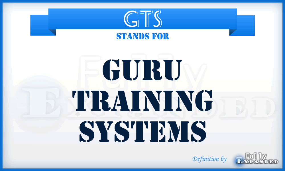 GTS - Guru Training Systems