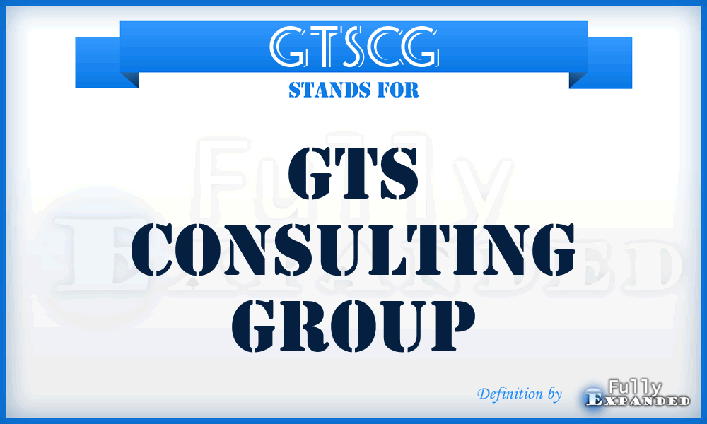GTSCG - GTS Consulting Group