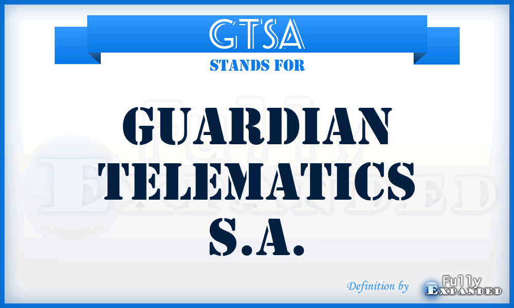 GTSA - Guardian Telematics S.A.