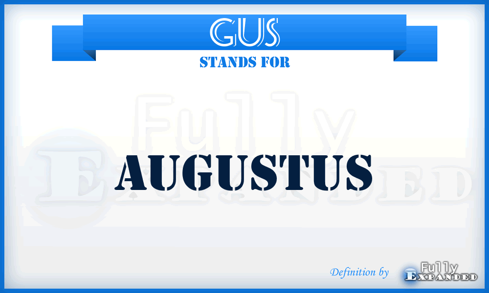 GUS - Augustus