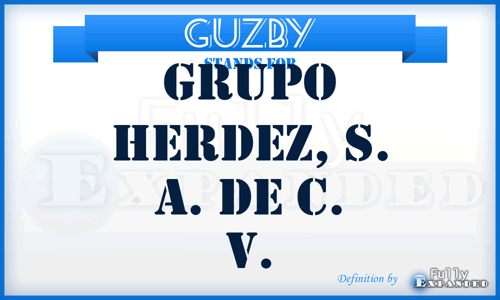 GUZBY - Grupo Herdez, S. A. de C. V.