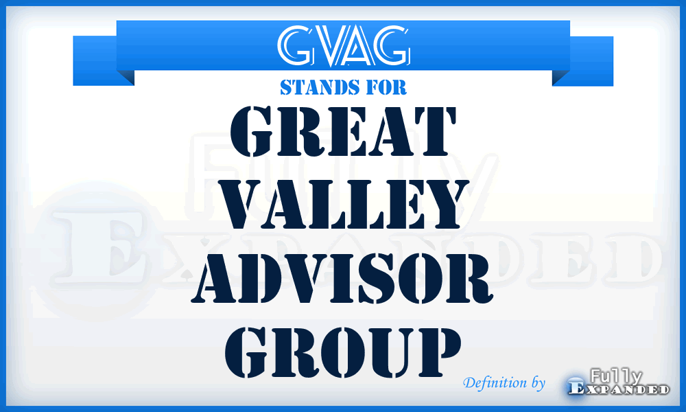 GVAG - Great Valley Advisor Group