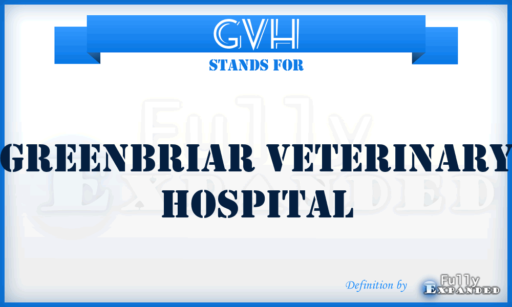GVH - Greenbriar Veterinary Hospital