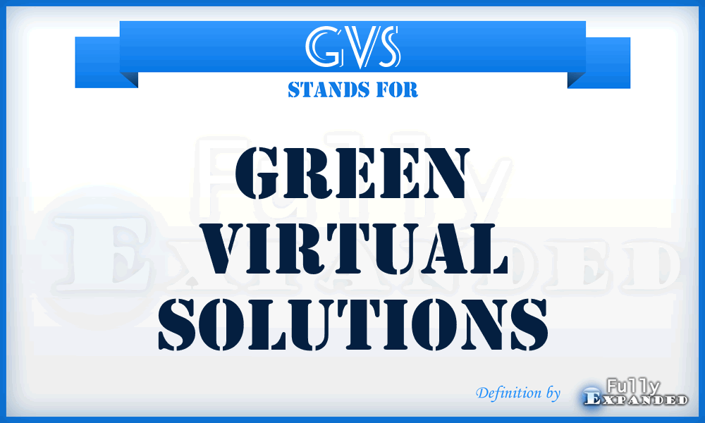 GVS - Green Virtual Solutions