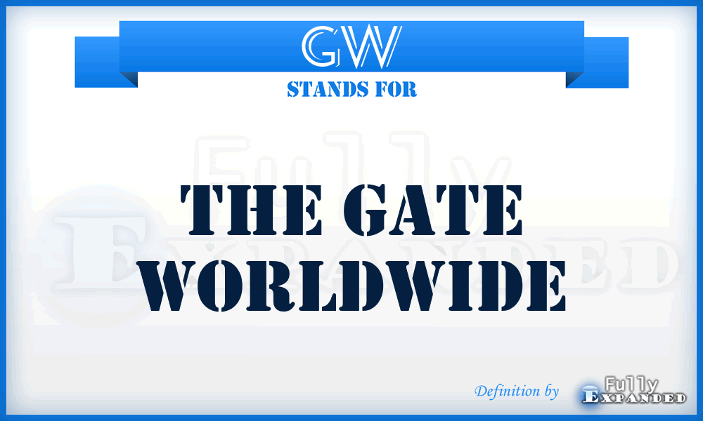 GW - The Gate Worldwide