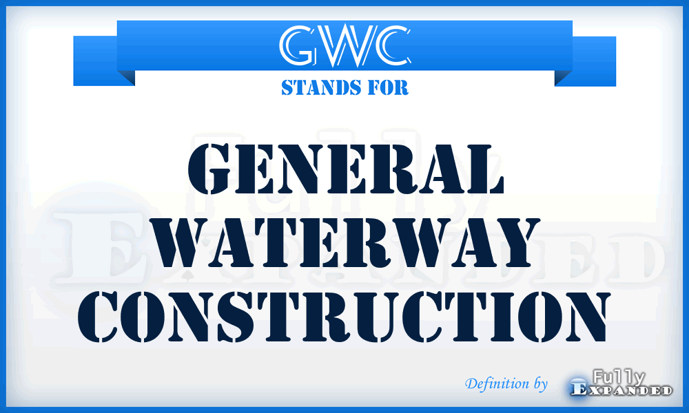 GWC - General Waterway Construction