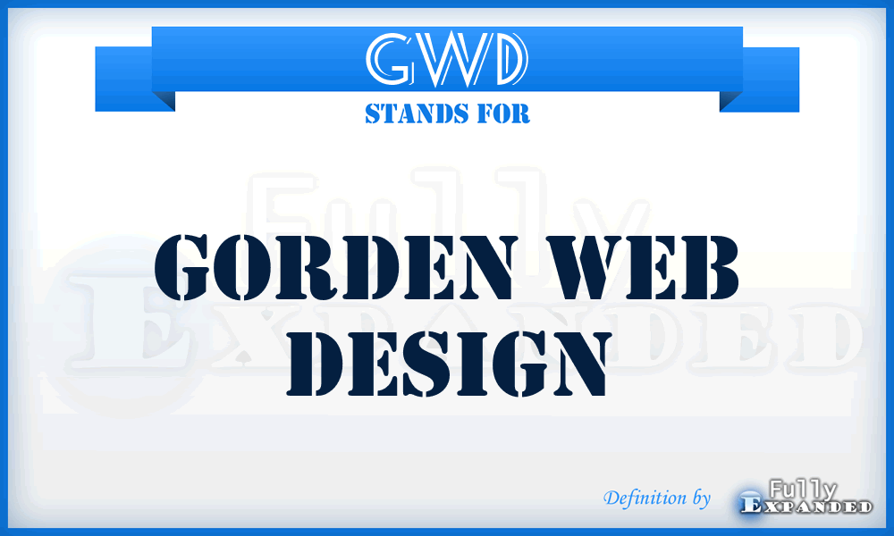 GWD - Gorden Web Design