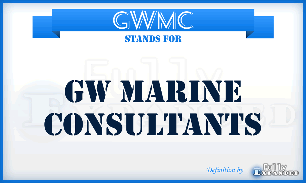 GWMC - GW Marine Consultants