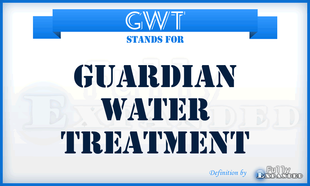 GWT - Guardian Water Treatment