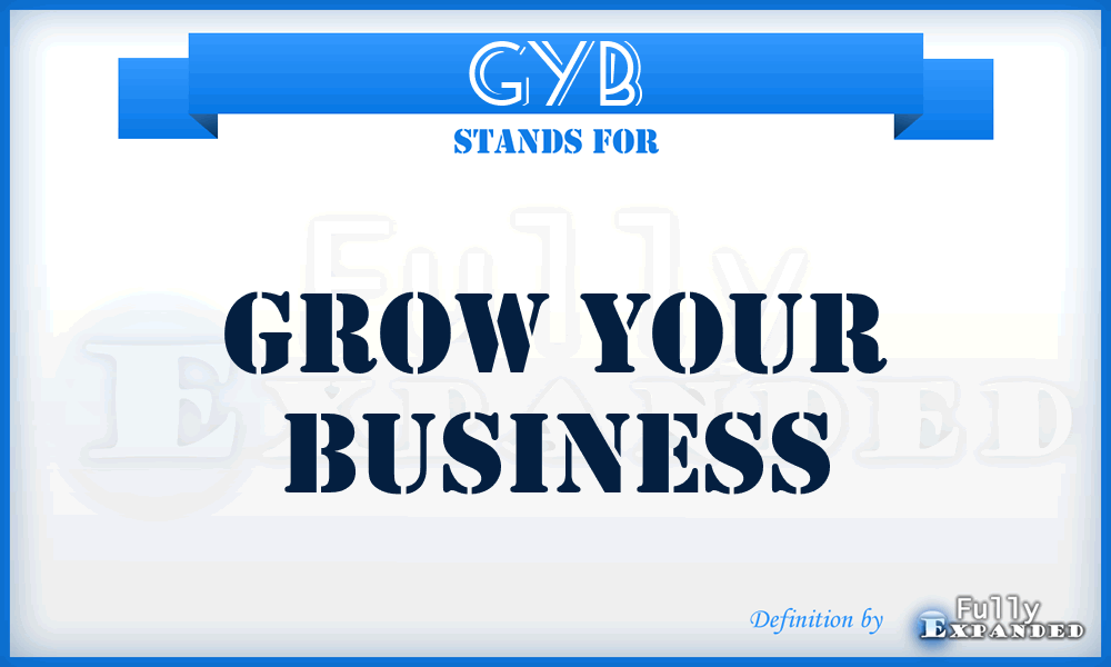 GYB - Grow Your Business
