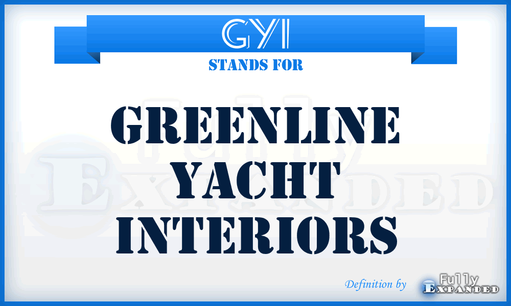 GYI - Greenline Yacht Interiors