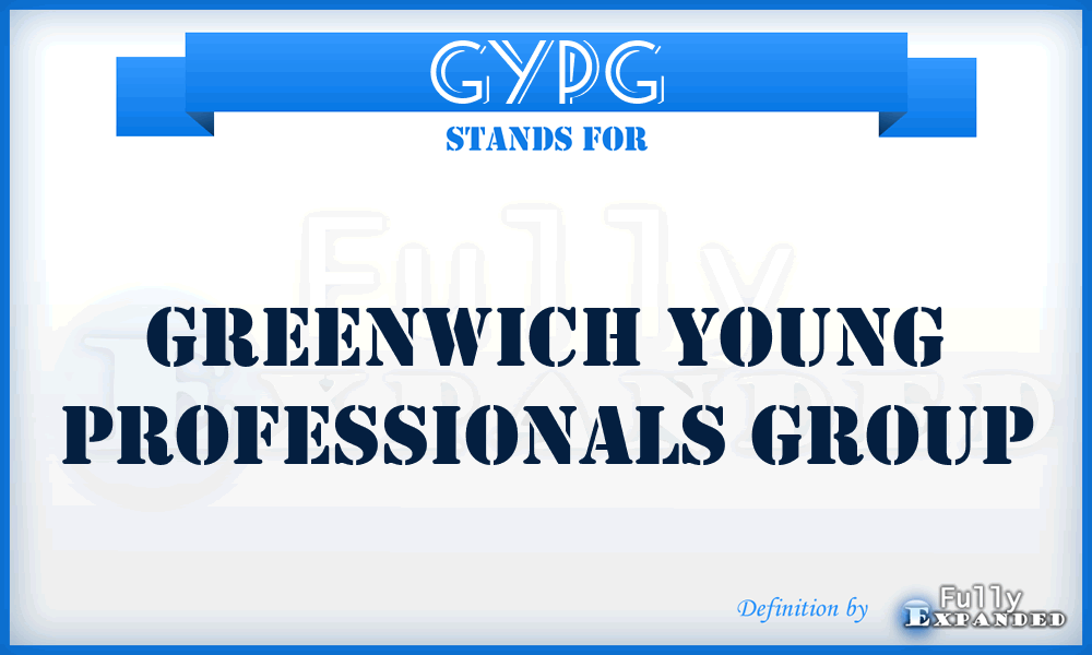 GYPG - Greenwich Young Professionals Group