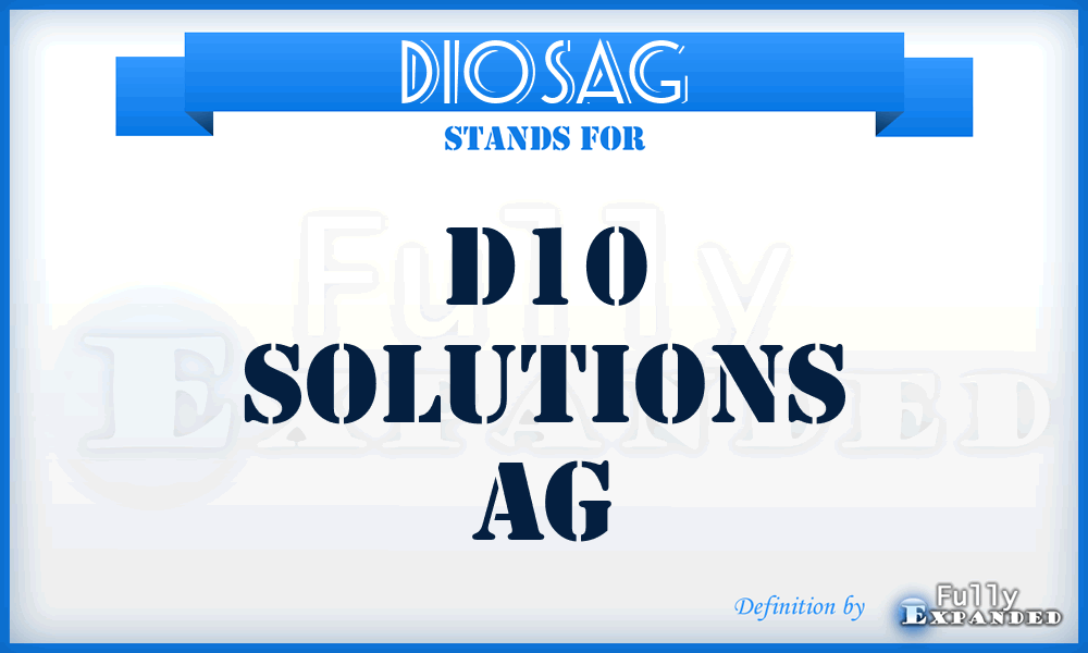 D10SAG - D10 Solutions AG