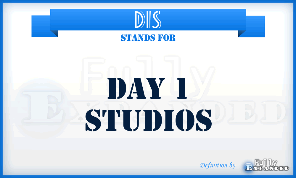D1S - Day 1 Studios