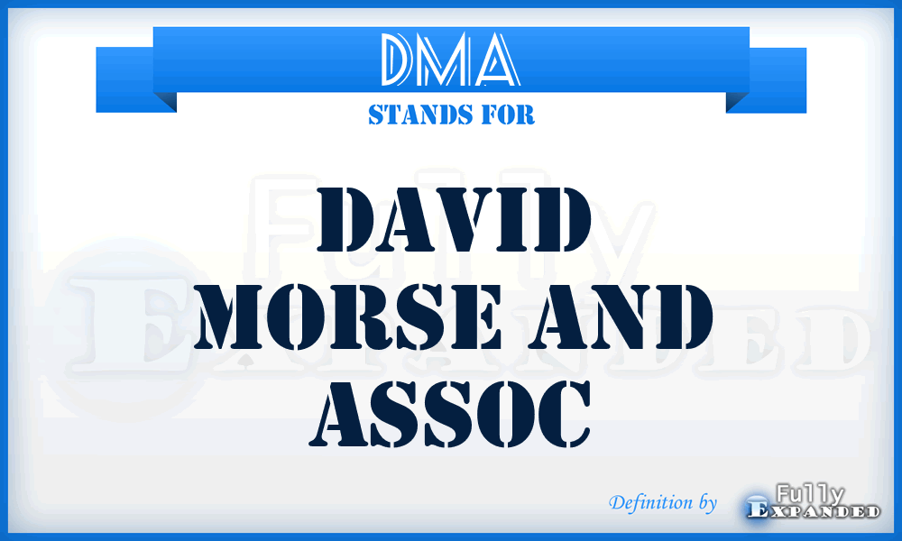 DMA - David Morse and Assoc