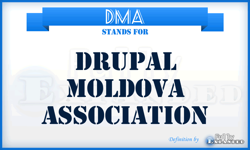 DMA - Drupal Moldova Association