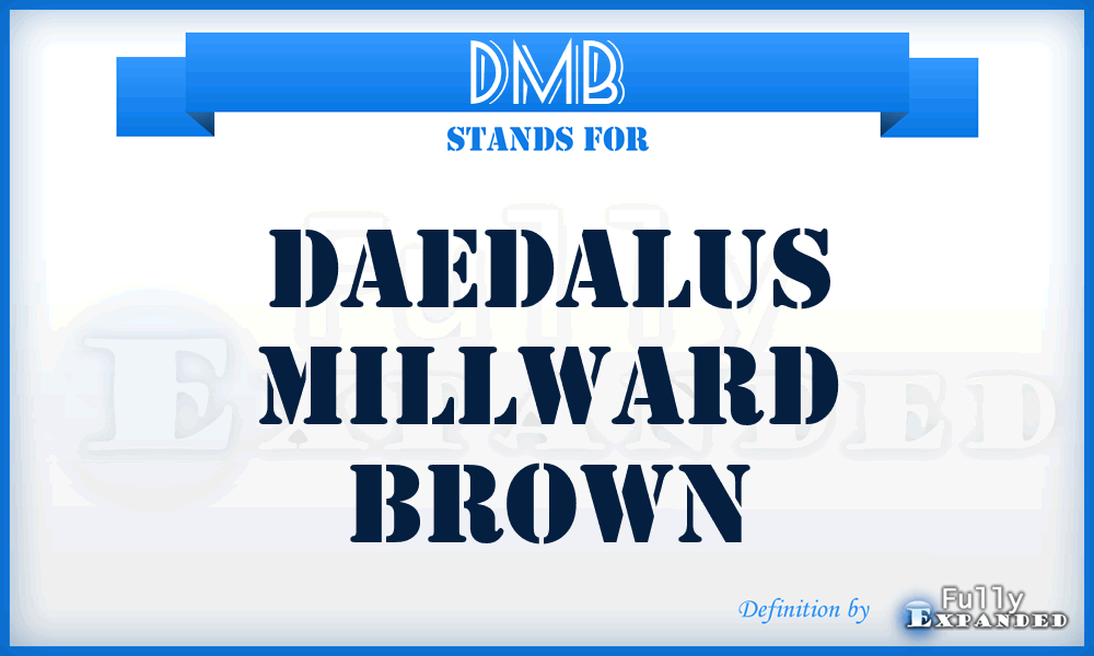 DMB - Daedalus Millward Brown