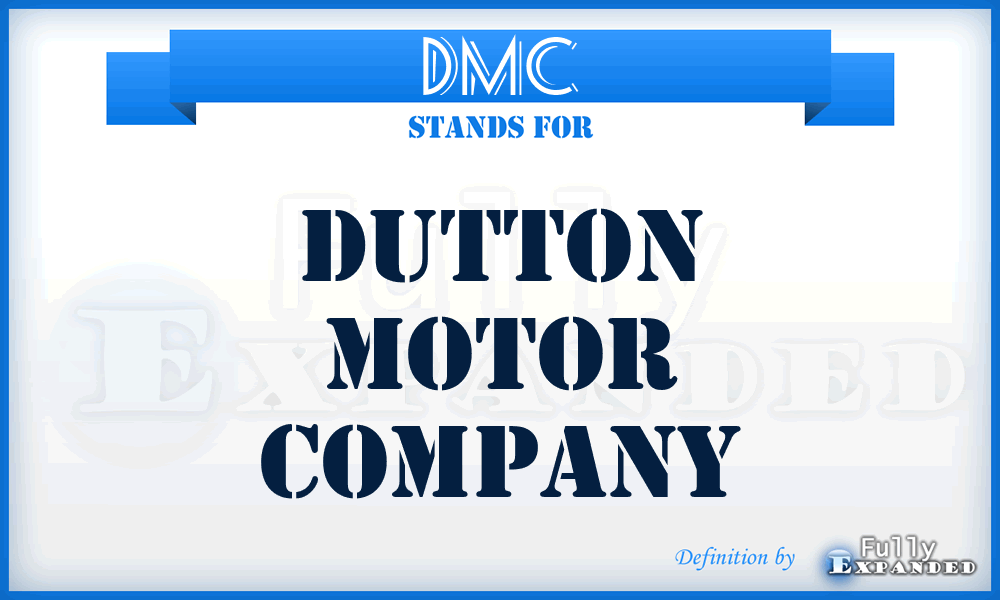 DMC - Dutton Motor Company