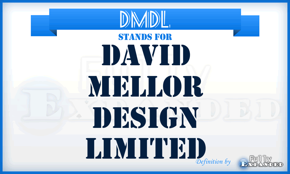 DMDL - David Mellor Design Limited