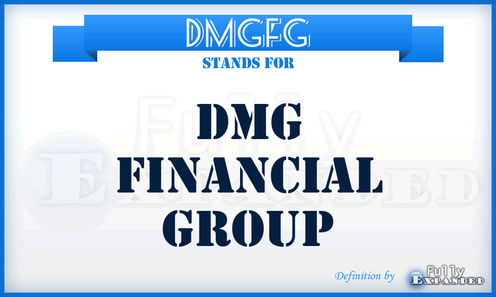 DMGFG - DMG Financial Group