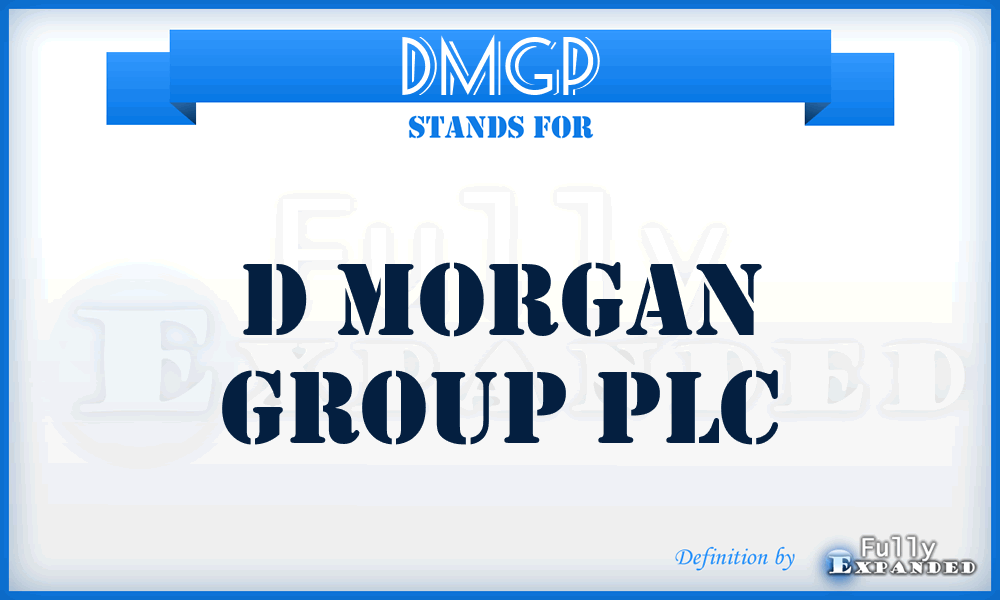 DMGP - D Morgan Group PLC