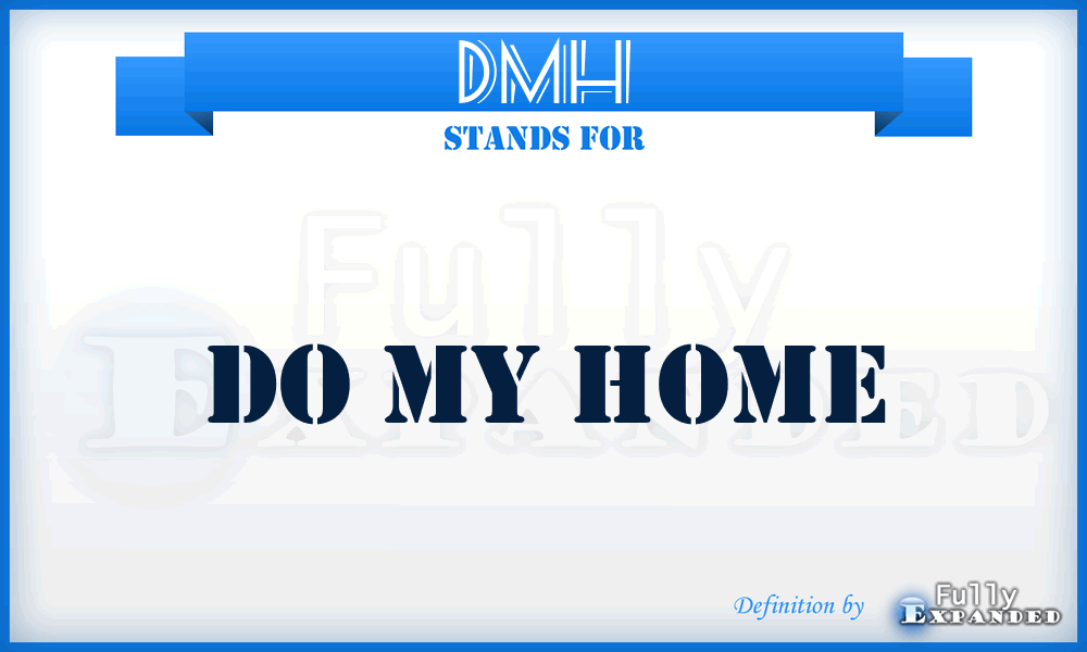DMH - Do My Home