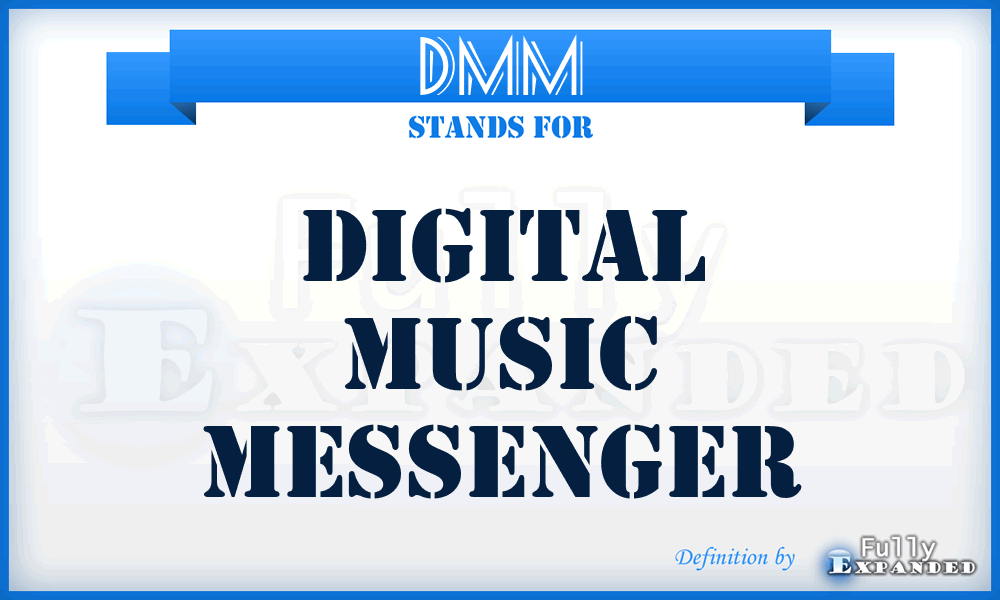 DMM - Digital Music Messenger