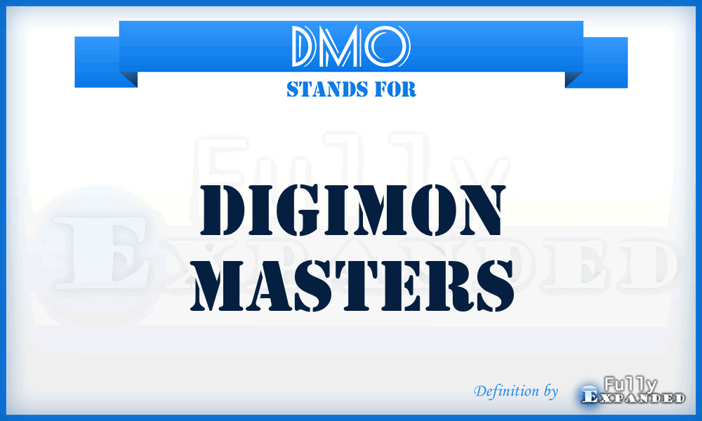DMO - Digimon Masters