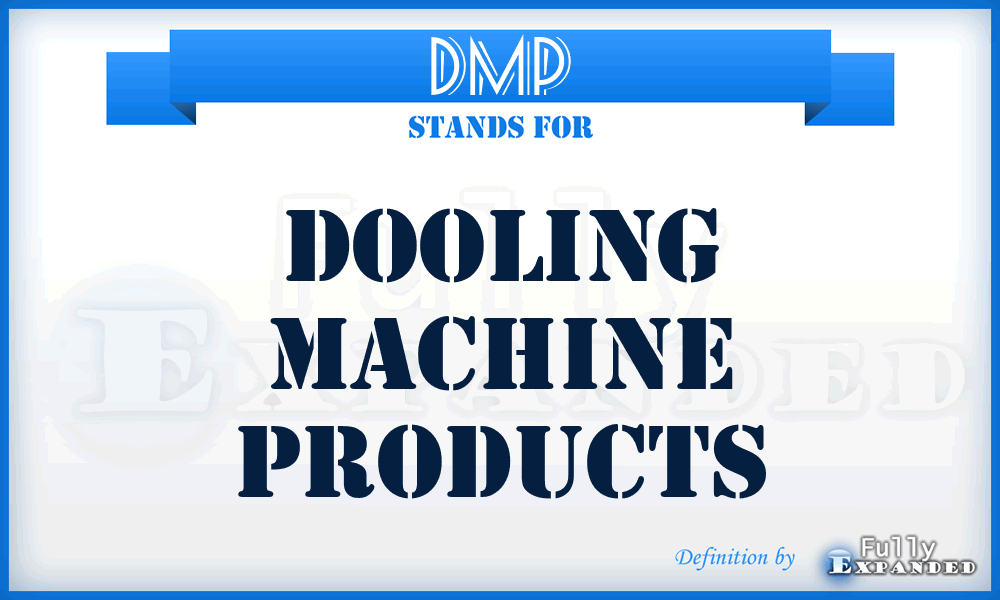DMP - Dooling Machine Products