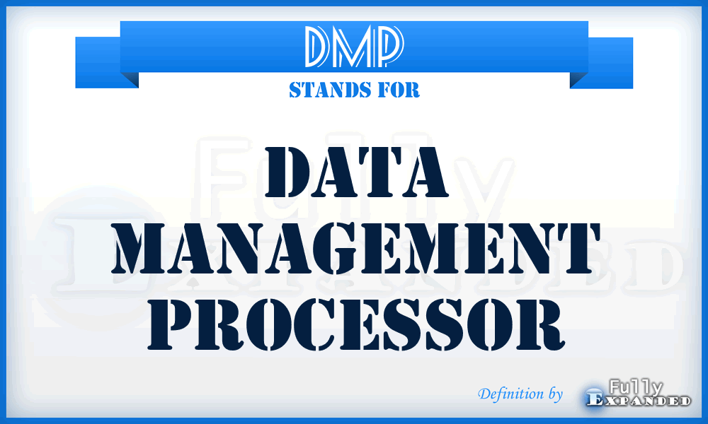 DMP - data management processor