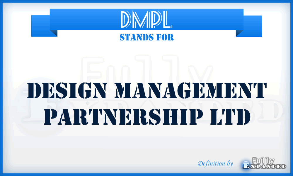 DMPL - Design Management Partnership Ltd