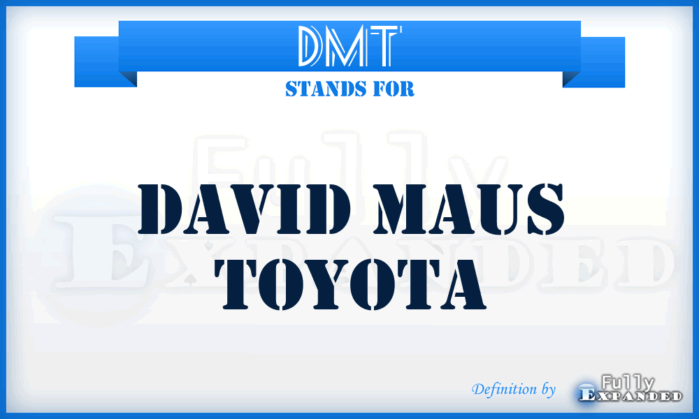 DMT - David Maus Toyota