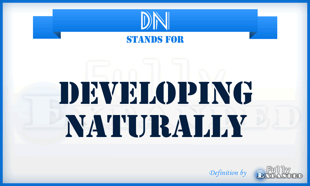 DN - Developing Naturally