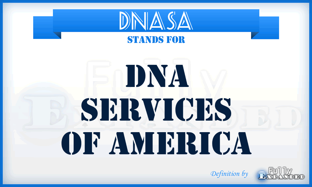 DNASA - DNA Services of America