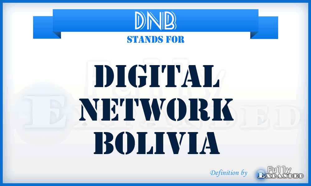 DNB - Digital Network Bolivia