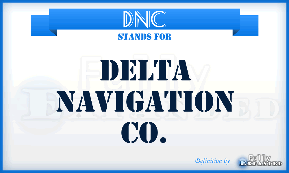 DNC - Delta Navigation Co.