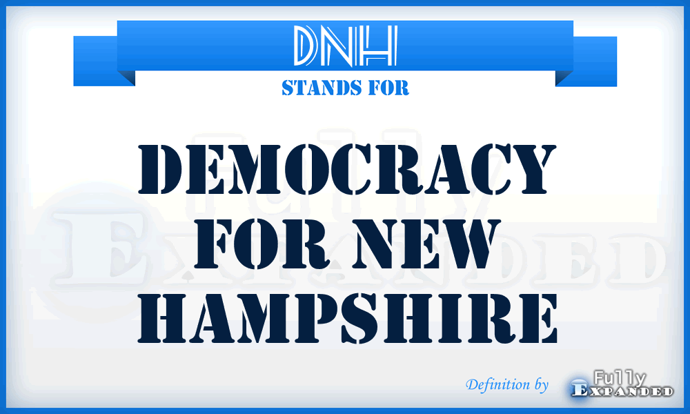 DNH - Democracy for New Hampshire