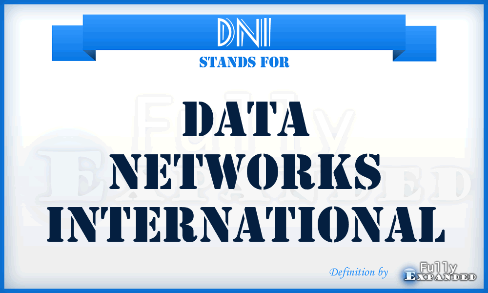 DNI - Data Networks International
