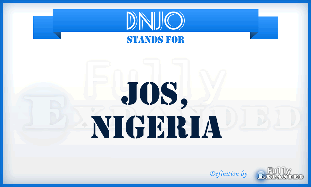 DNJO - Jos, Nigeria