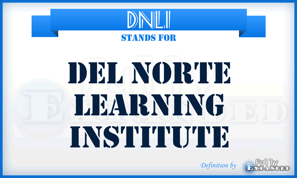 DNLI - del Norte Learning Institute