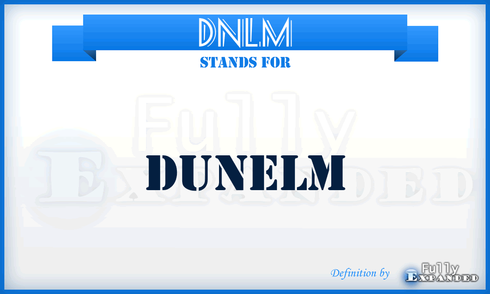 DNLM - Dunelm