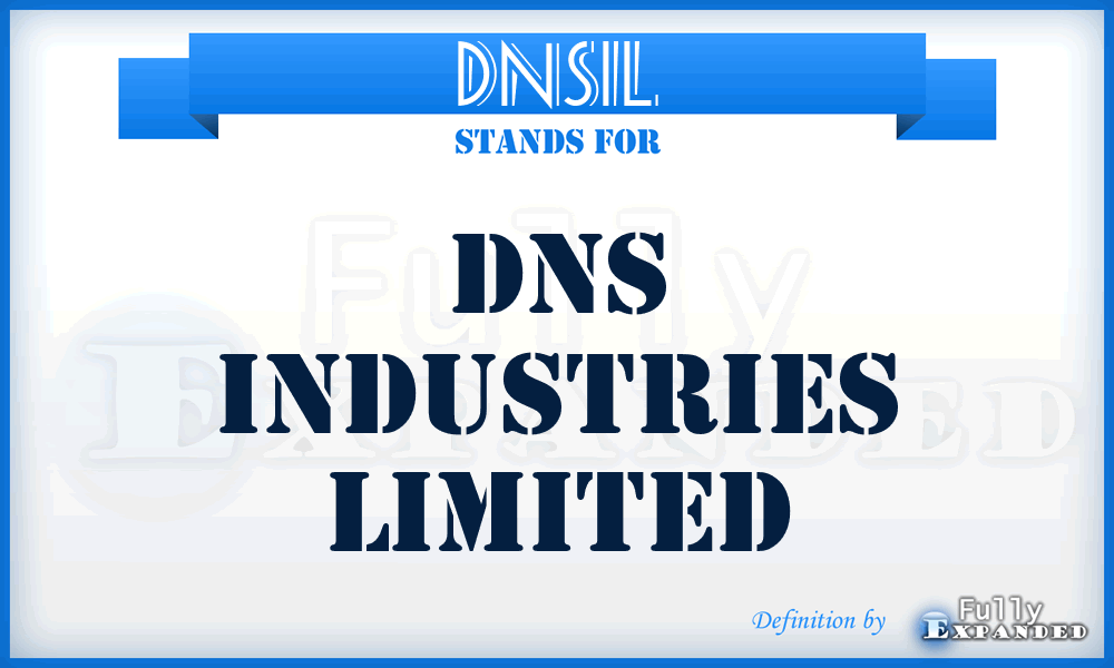 DNSIL - DNS Industries Limited